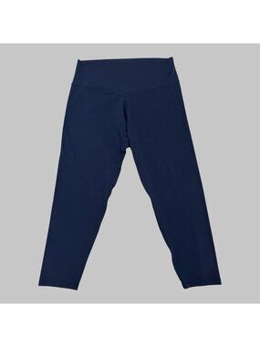 Aerie Chill. Play. Move. Women’s Size XXL Blue High Rise Cropped Leggings Pants